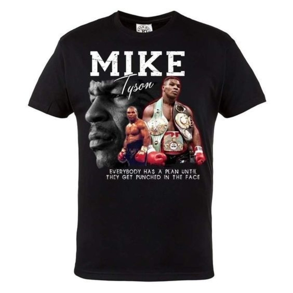 Mike Tyson Boxing Gym Black T-shirt
